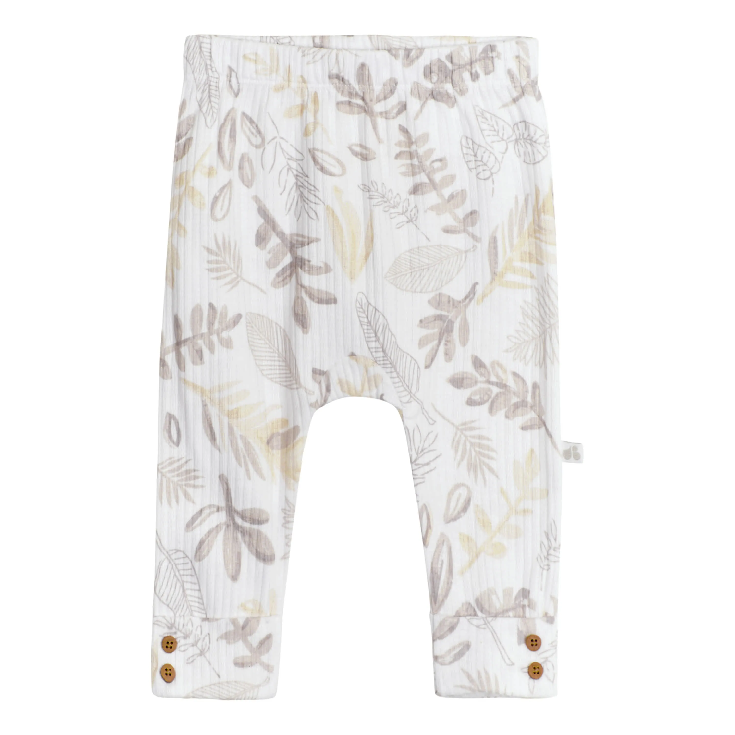 2-Pack Baby Neutral Natural Leaves Pants