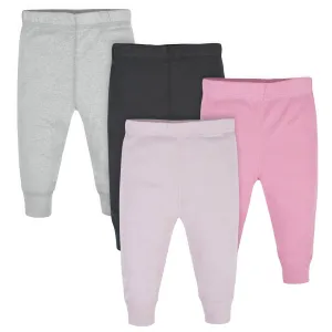 4-Pack Baby Girls Assorted Active Pants