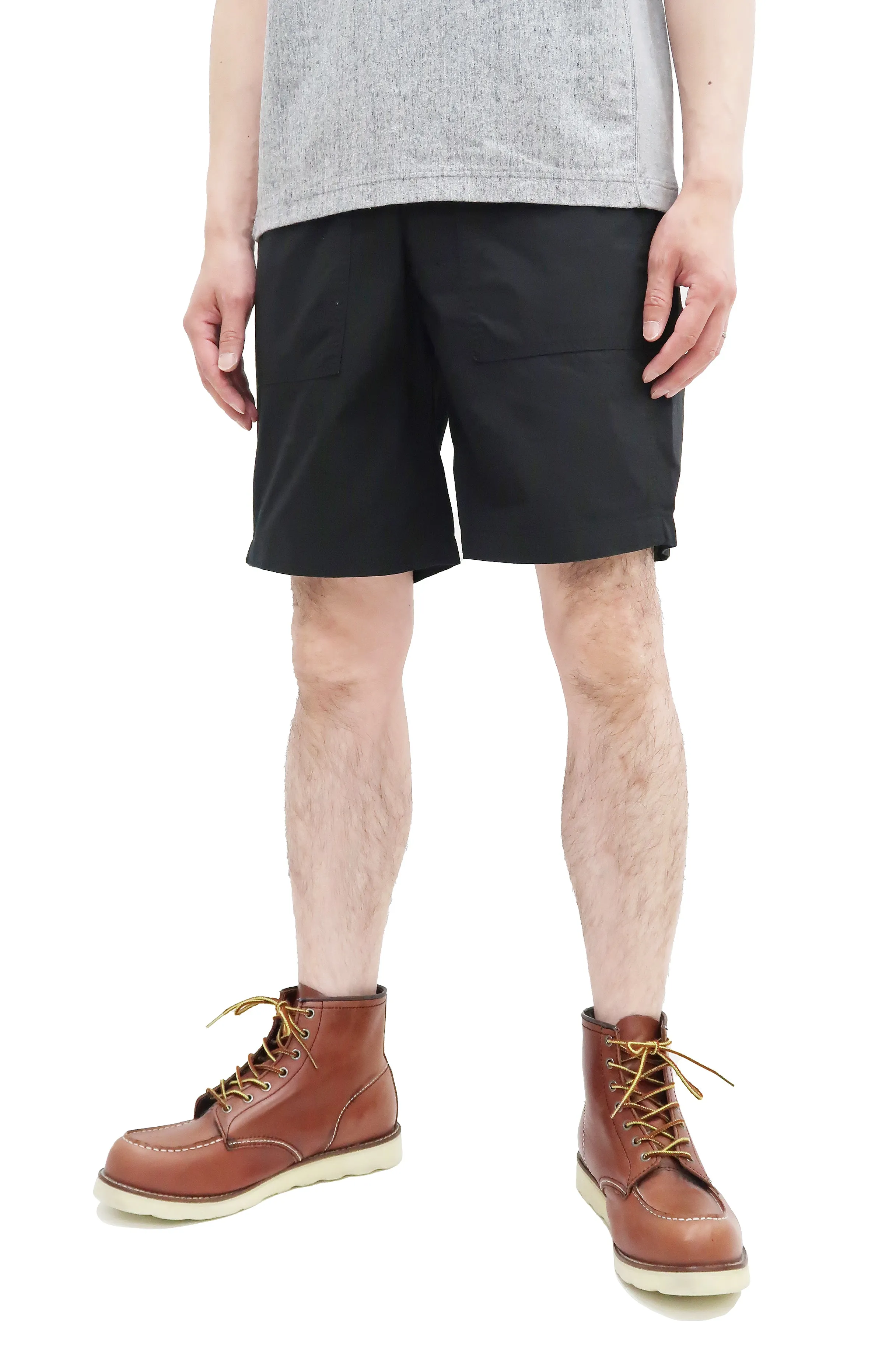 Alpha Industries Shorts Men's Drawstring Elastic Waist Shorts with Pork Chop Pockets TB2037 001 Black