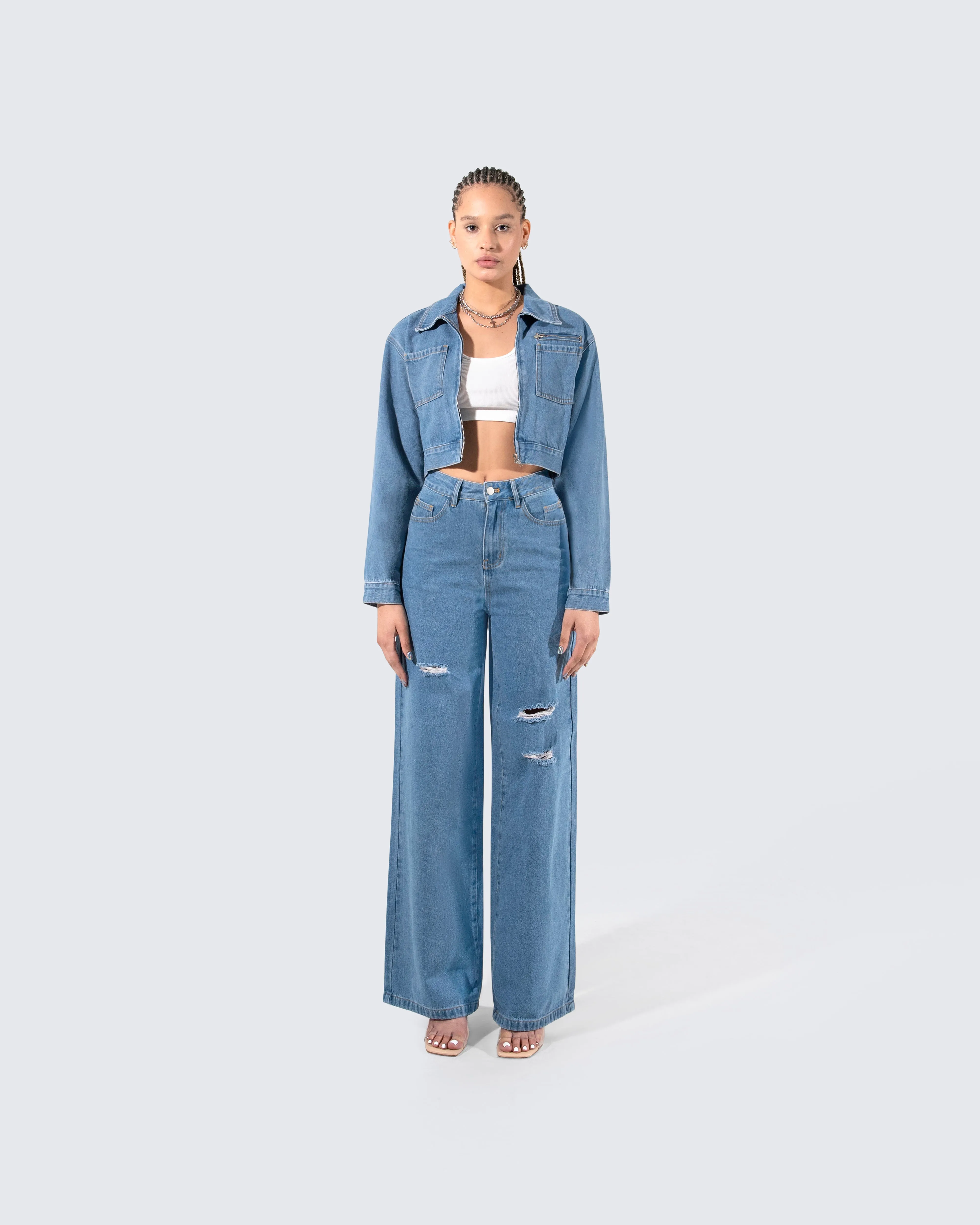 Amelia Denim Set