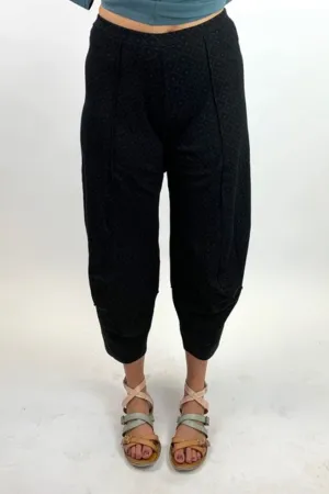 AW20-63BLK Black Pant Cotton Jacquard