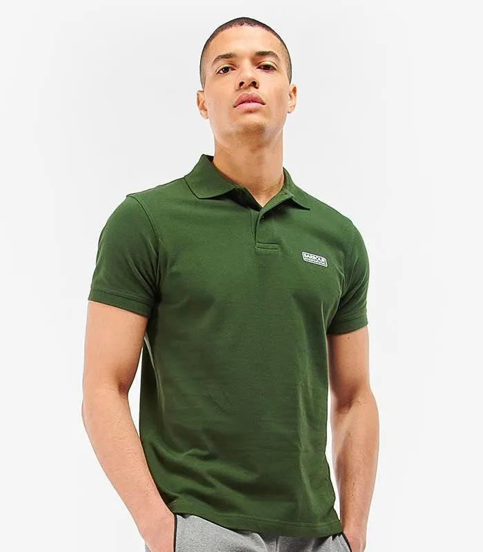 BARBOUR INTERNATIONAL ESSENTIAL POLO KOMBU GREEN