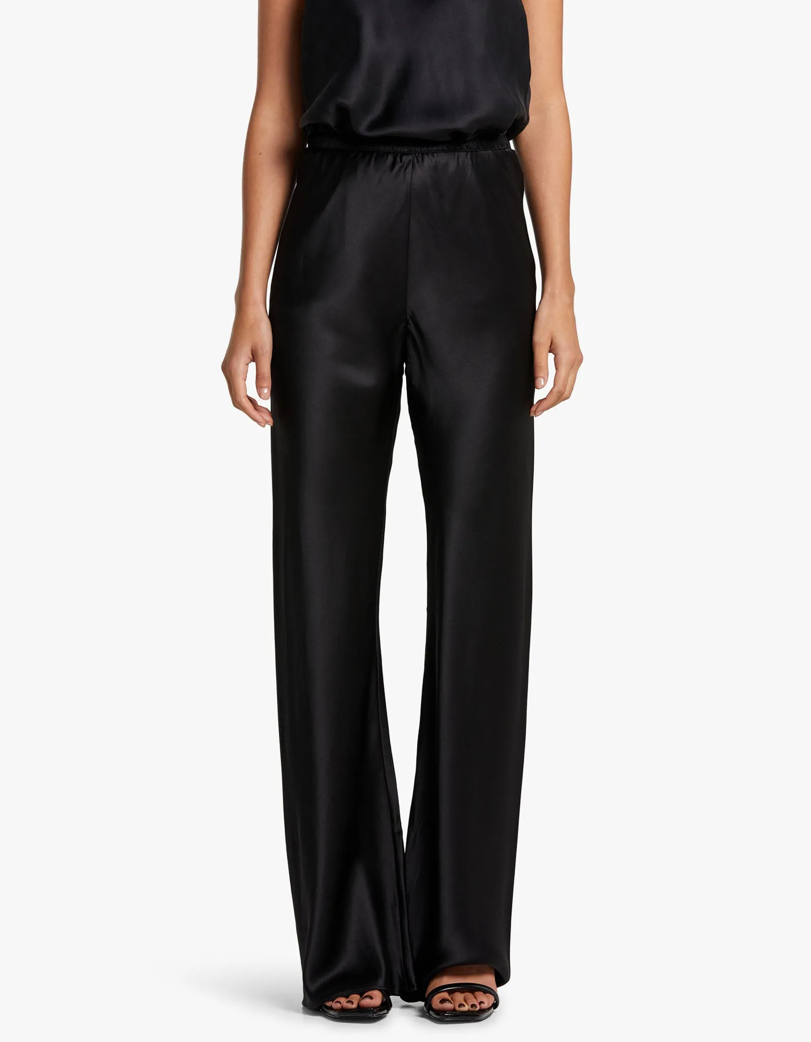 Bias Cut Pant - Black