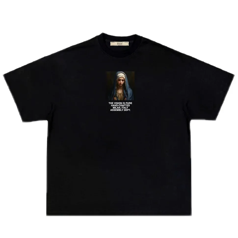 Birds "Virgin Mary" Onyx Oversized Ultra Premium S/S T-Shirt