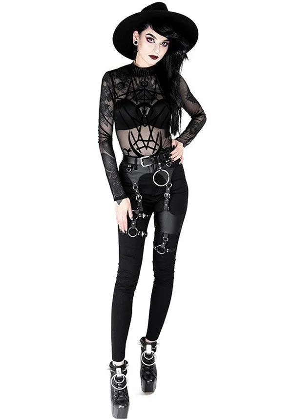 Black Gothic Harness | JEANS