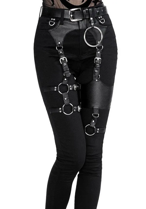 Black Gothic Harness | JEANS