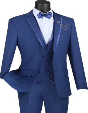 Blue Prom Suit - Blue Homecoming Outfits For Guys Modern Fit Blue