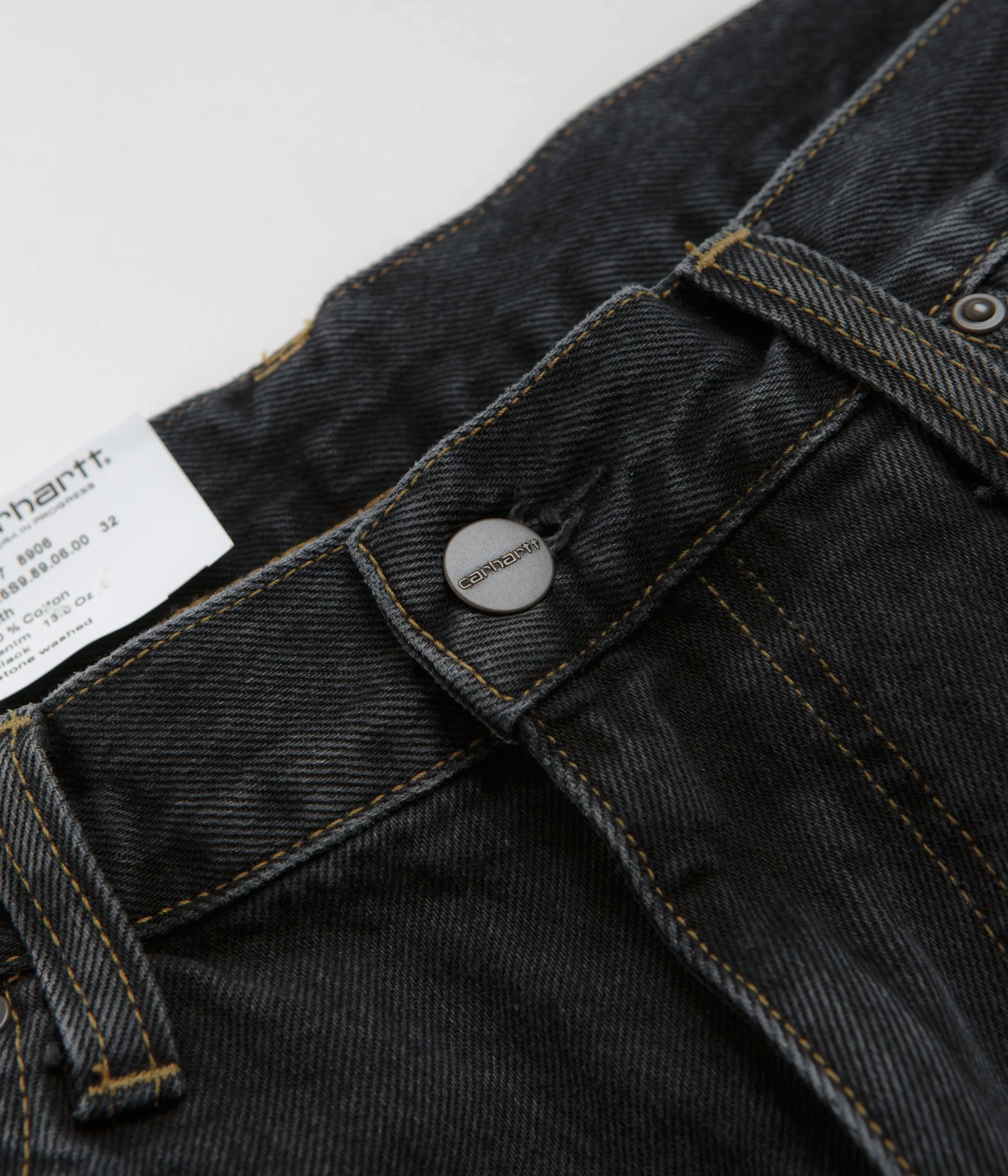 Carhartt Aaron Pants - Stone Washed Black