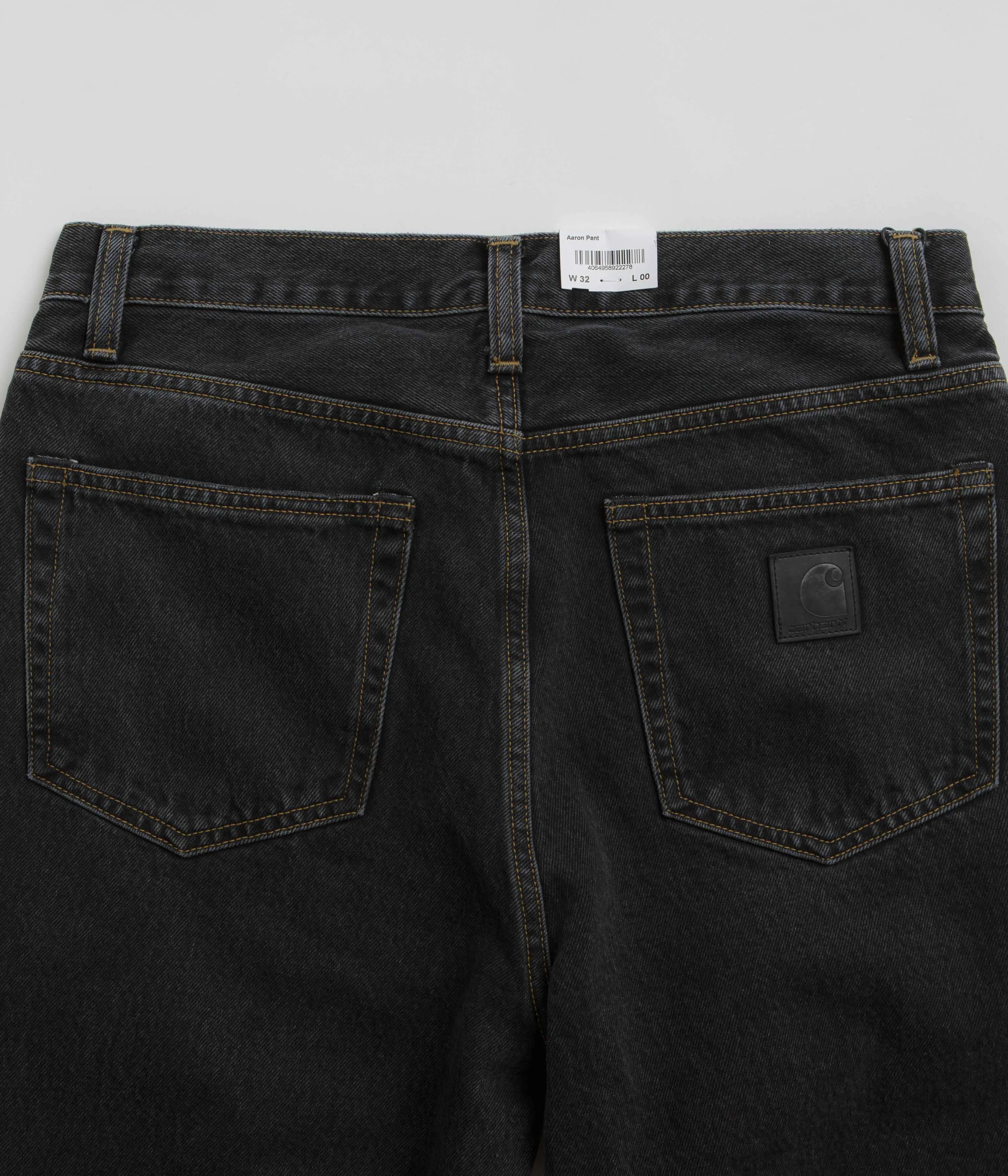 Carhartt Aaron Pants - Stone Washed Black