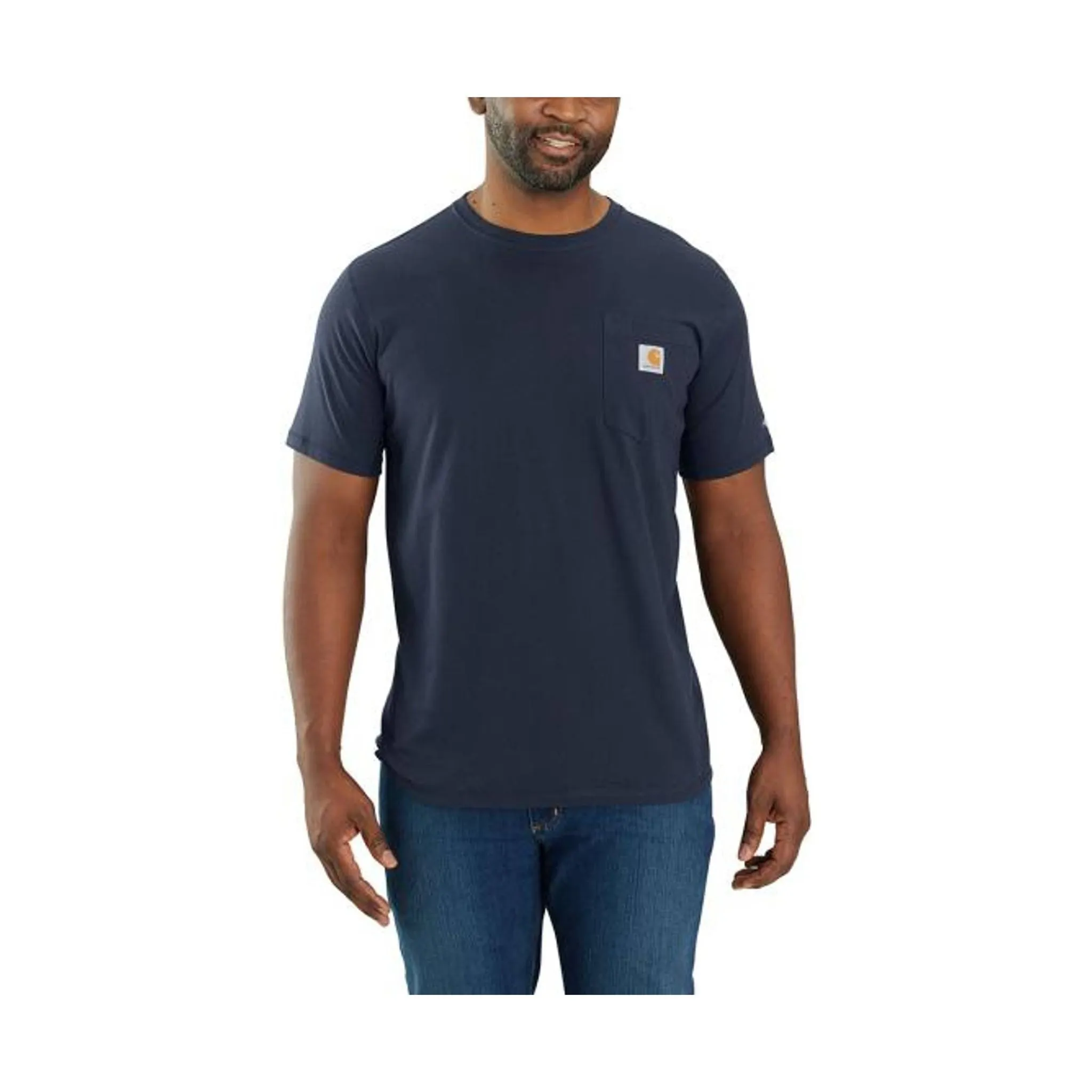 Carhartt Men's Relaxed Fit SS Pocket Tee - Navy