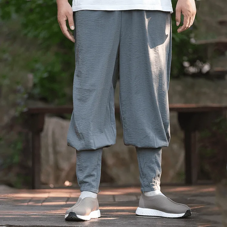 Casual Monk Pants with Puttees