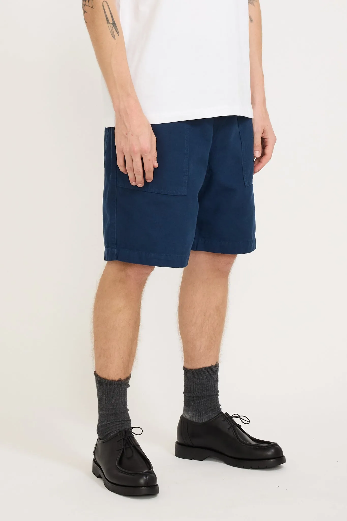 Classic Canvas Chef Shorts Navy