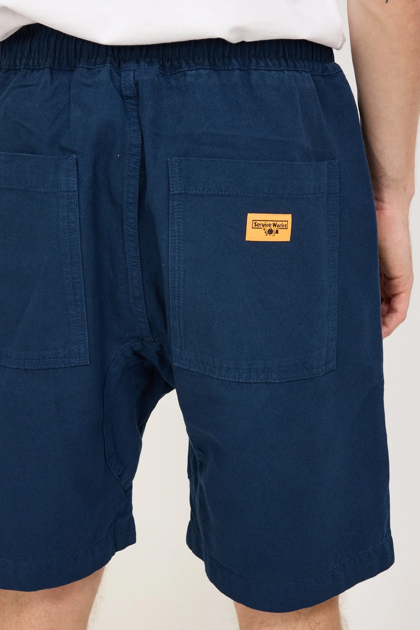 Classic Canvas Chef Shorts Navy