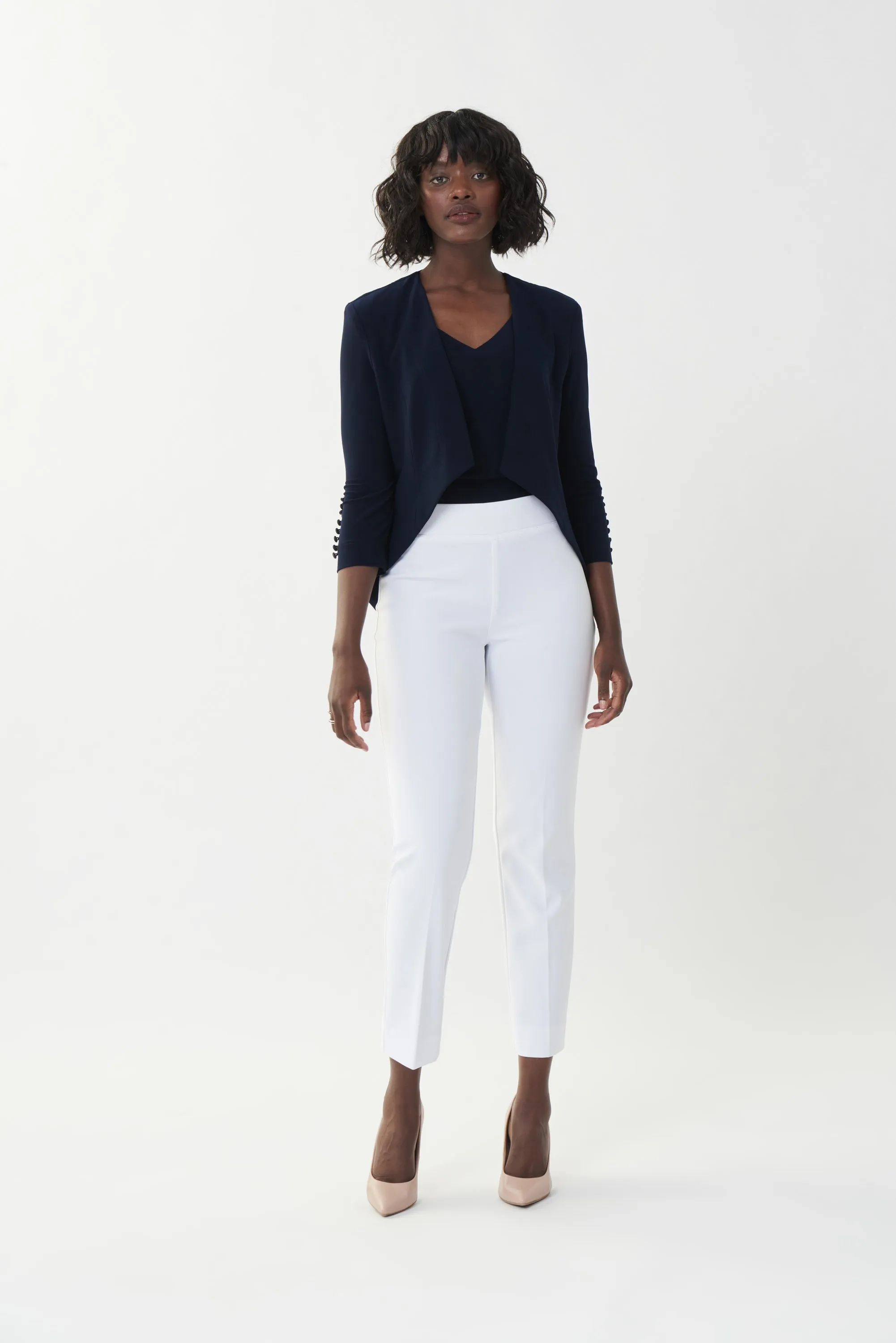 Classic Straight Pant, White