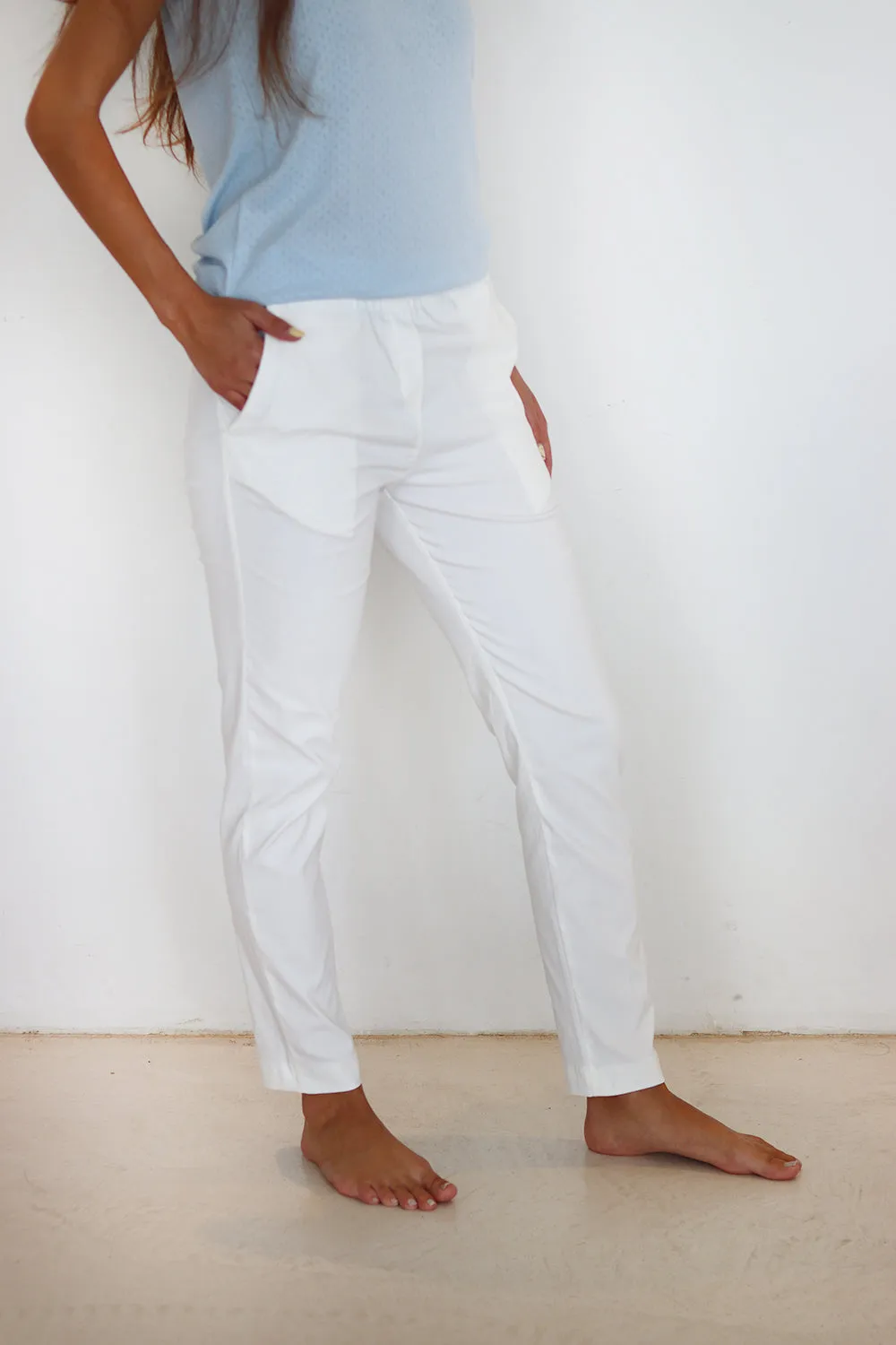 Classic White Pants