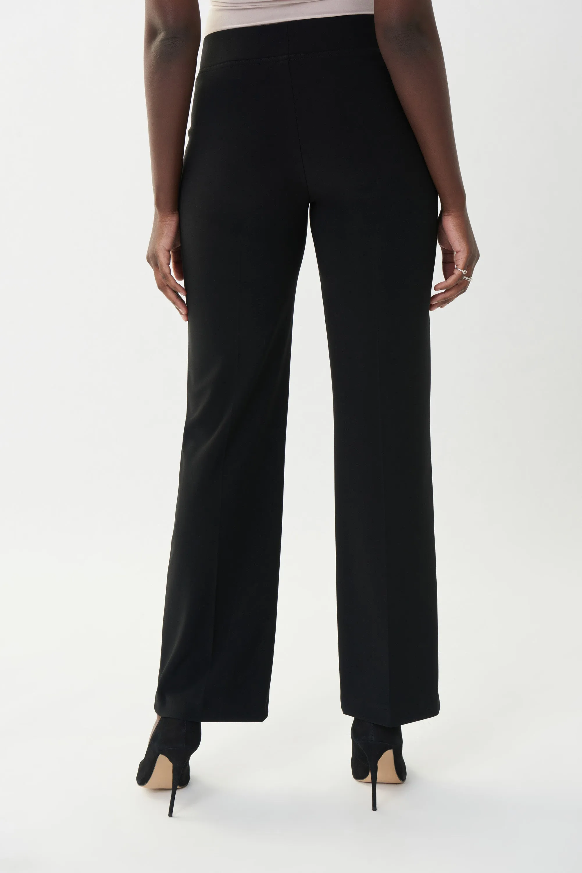 Classic Wide-Leg Pant, Black