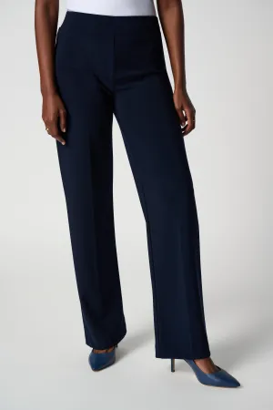 Classic Wide-Leg Pant, Midnight Blue