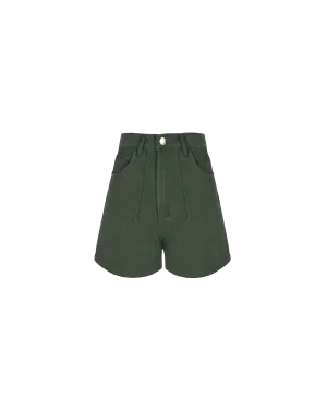 CLOVER DENIM SHORT KHAKI