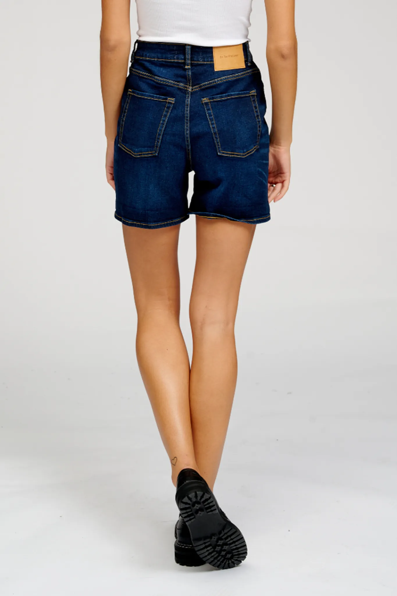 De Originale Performance Denim Shorts - Mørkeblå Denim