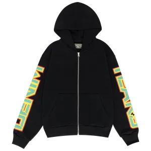 Denim Tears Spring Gardens Zip Hoodie Black