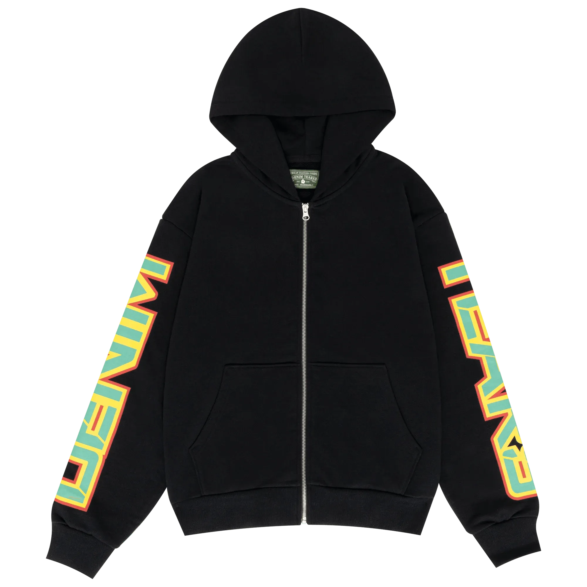 Denim Tears Spring Gardens Zip Hoodie Black