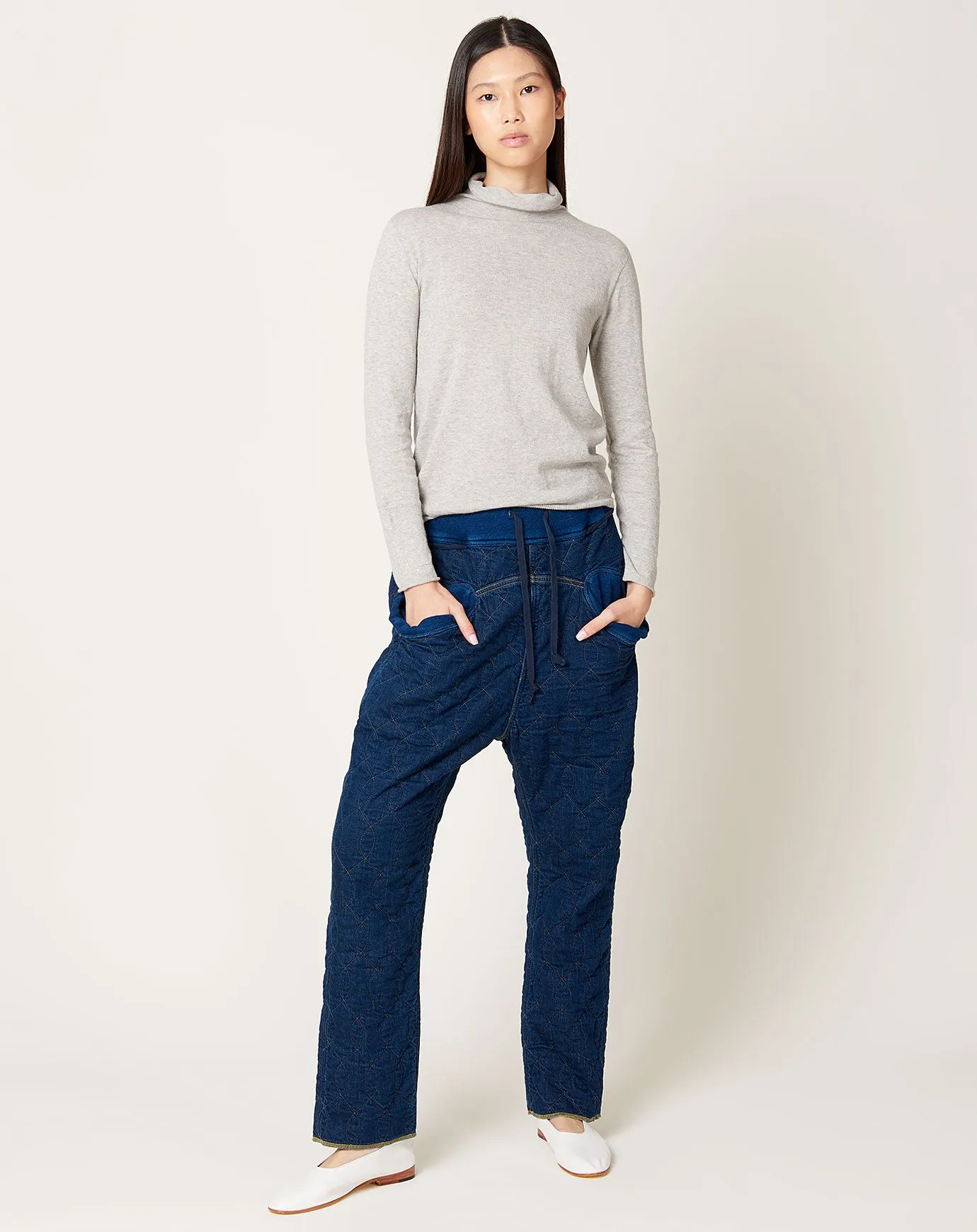 Denim x Waffle Quilting SAROUEL NOUVELLE Pants