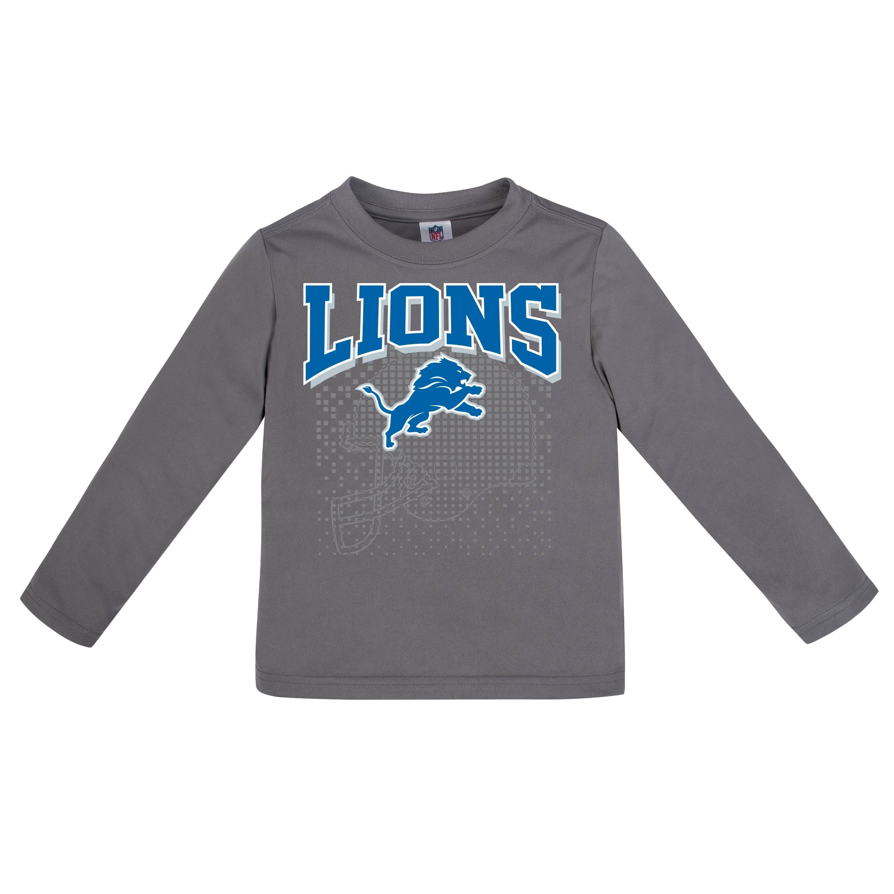 Detroit Lions Boys Long Sleeve Tee Shirt