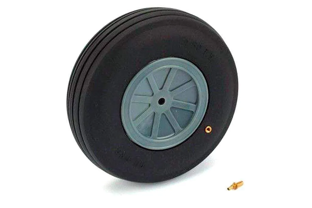 Du-Bro 114.3mm (4.5") x 34.9mm Large Scale Treaded PVC Wheel for 5mm Axle