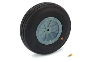 Du-Bro 139.7mm (5.5") x 44.4mm Large Scale Treaded PVC Wheel for 5mm Axle