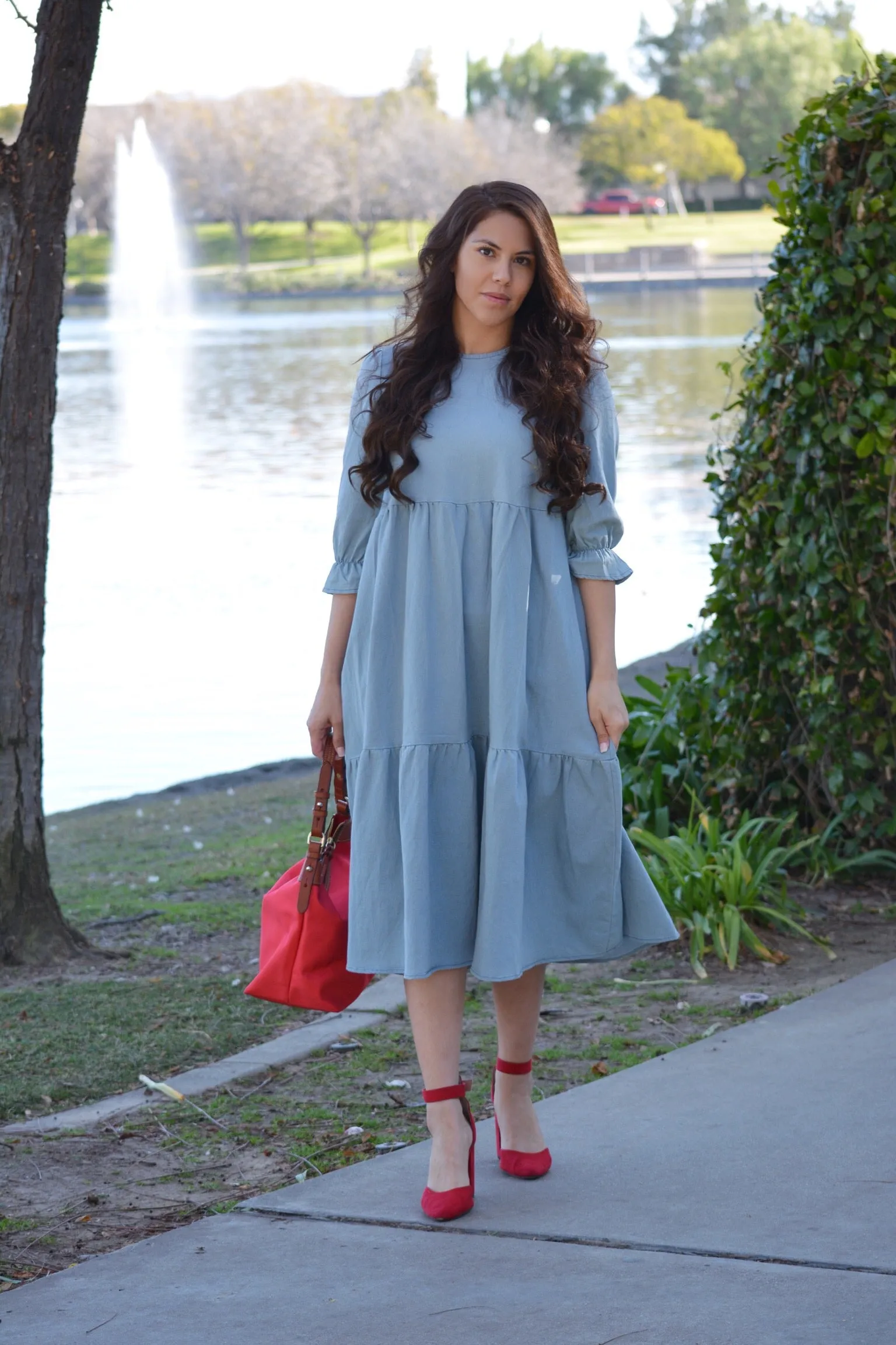 Florence Denim Dress