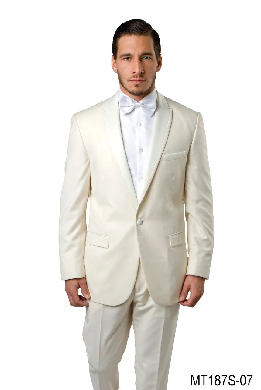 Ivory Slim Men's Tuxedo Suit