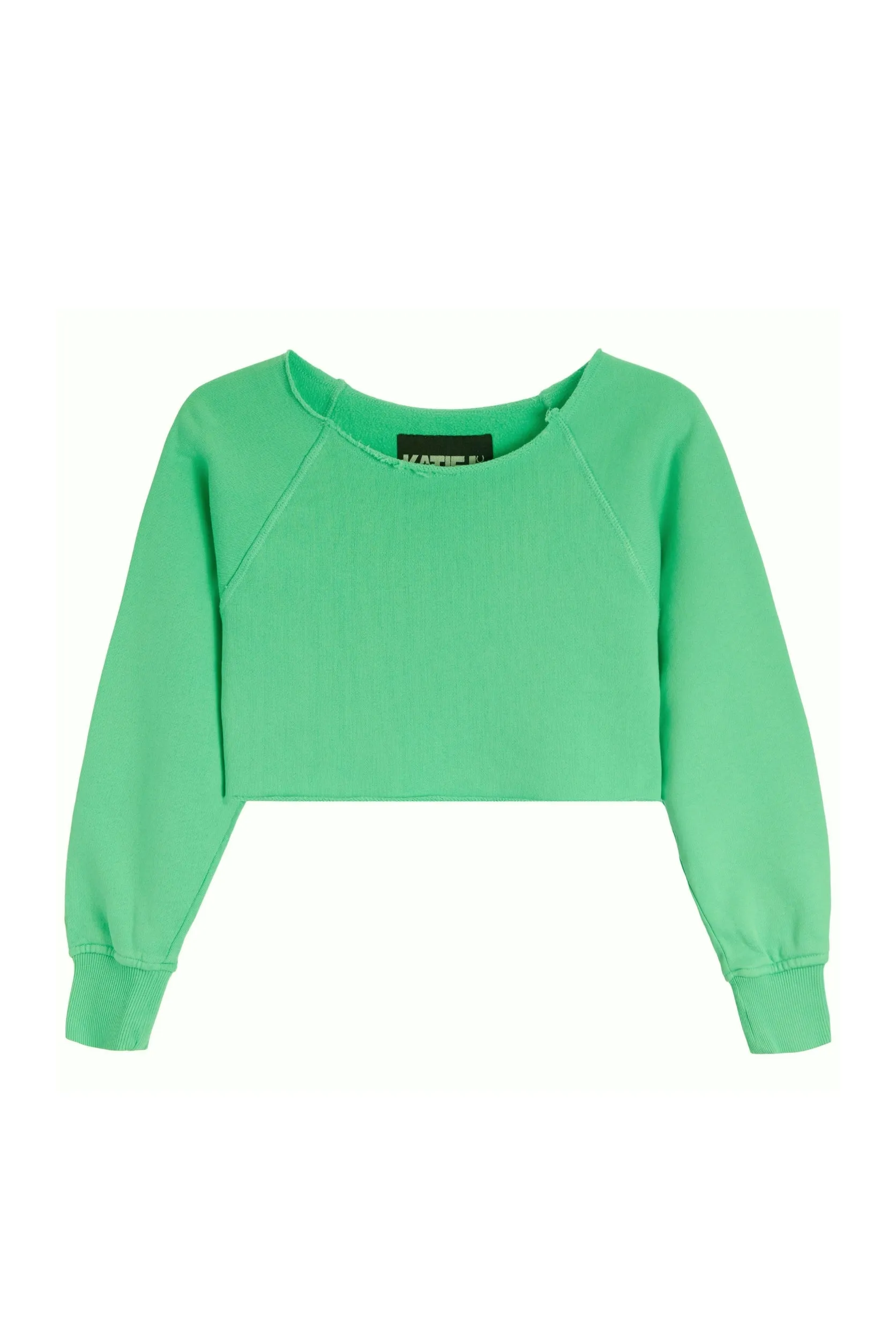 JUNIOR SHANE OFF SHOULDER CROP SWEATSHIRT - FINAL SALE