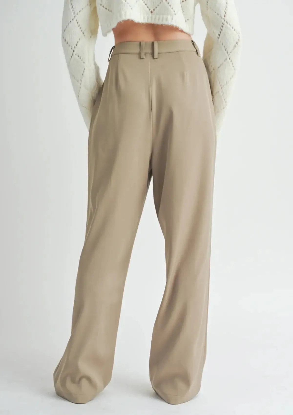 Lend Love Wide-Leg Pant - Oak