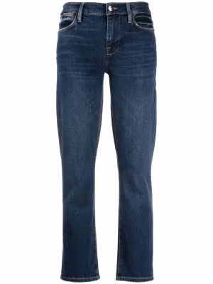 LHST490 Cropped slim fit jeans