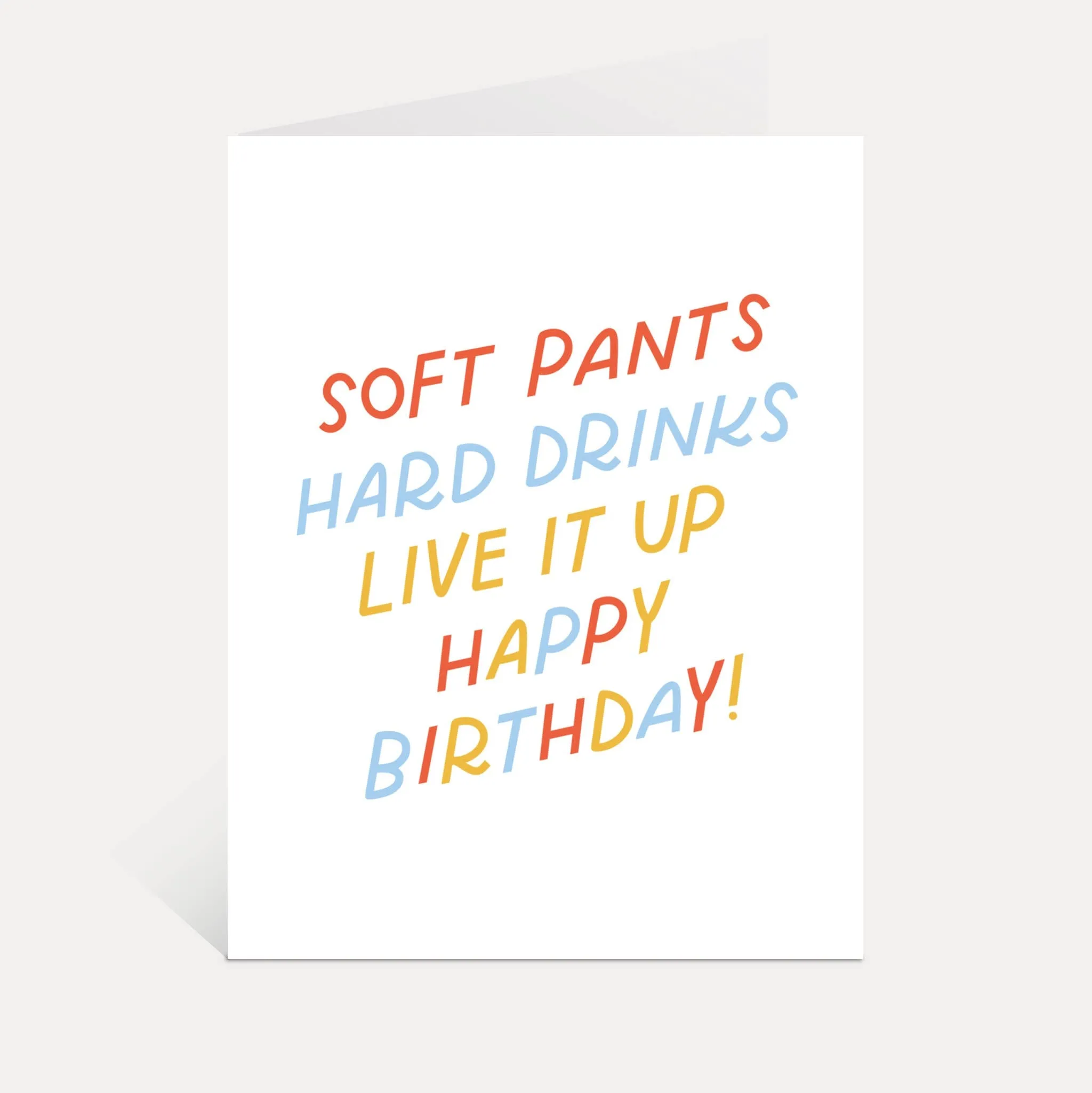 Live It Up Birthday Card