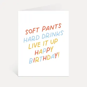 Live It Up Birthday Card