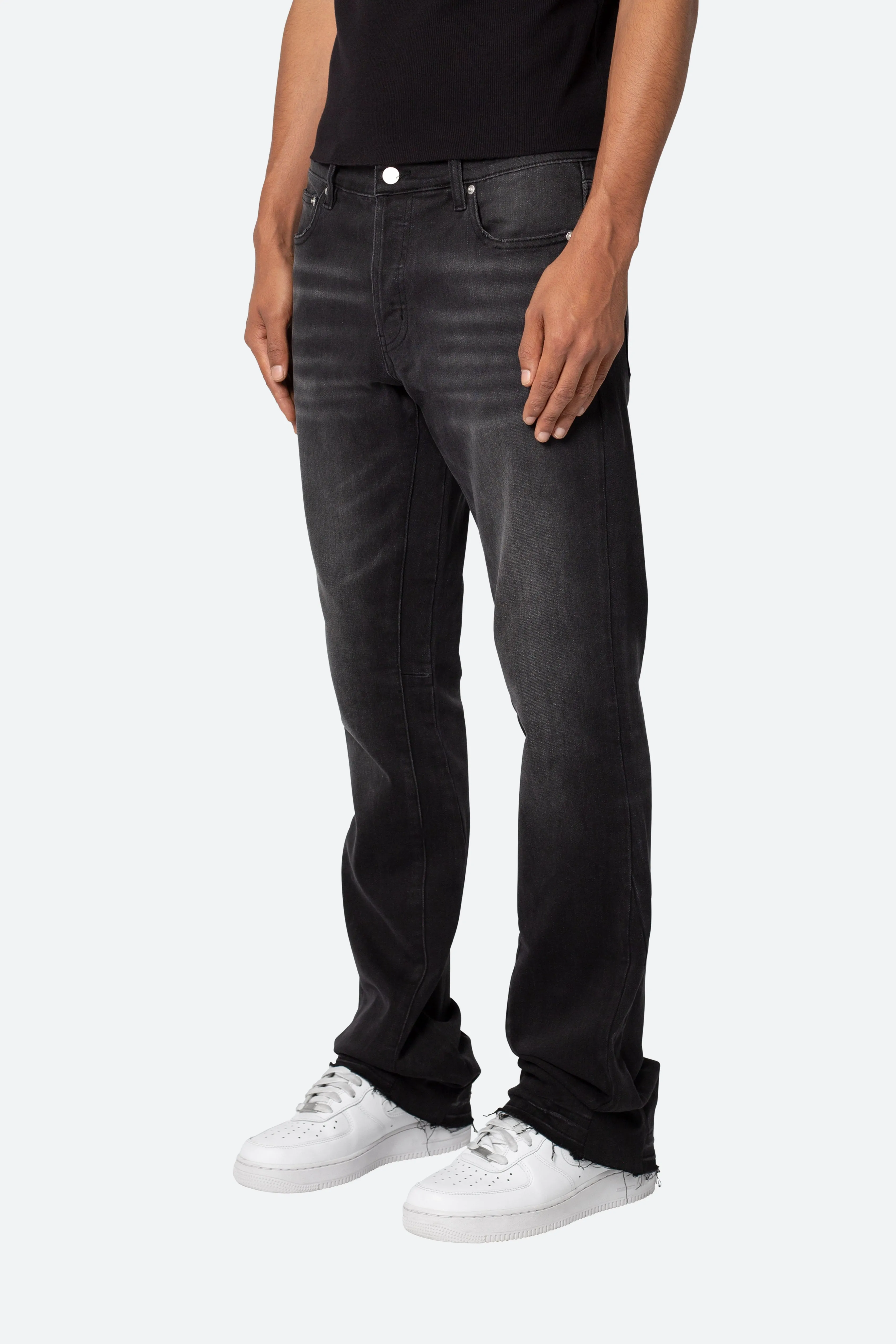 M524 Slim Stacked Denim - Washed Black