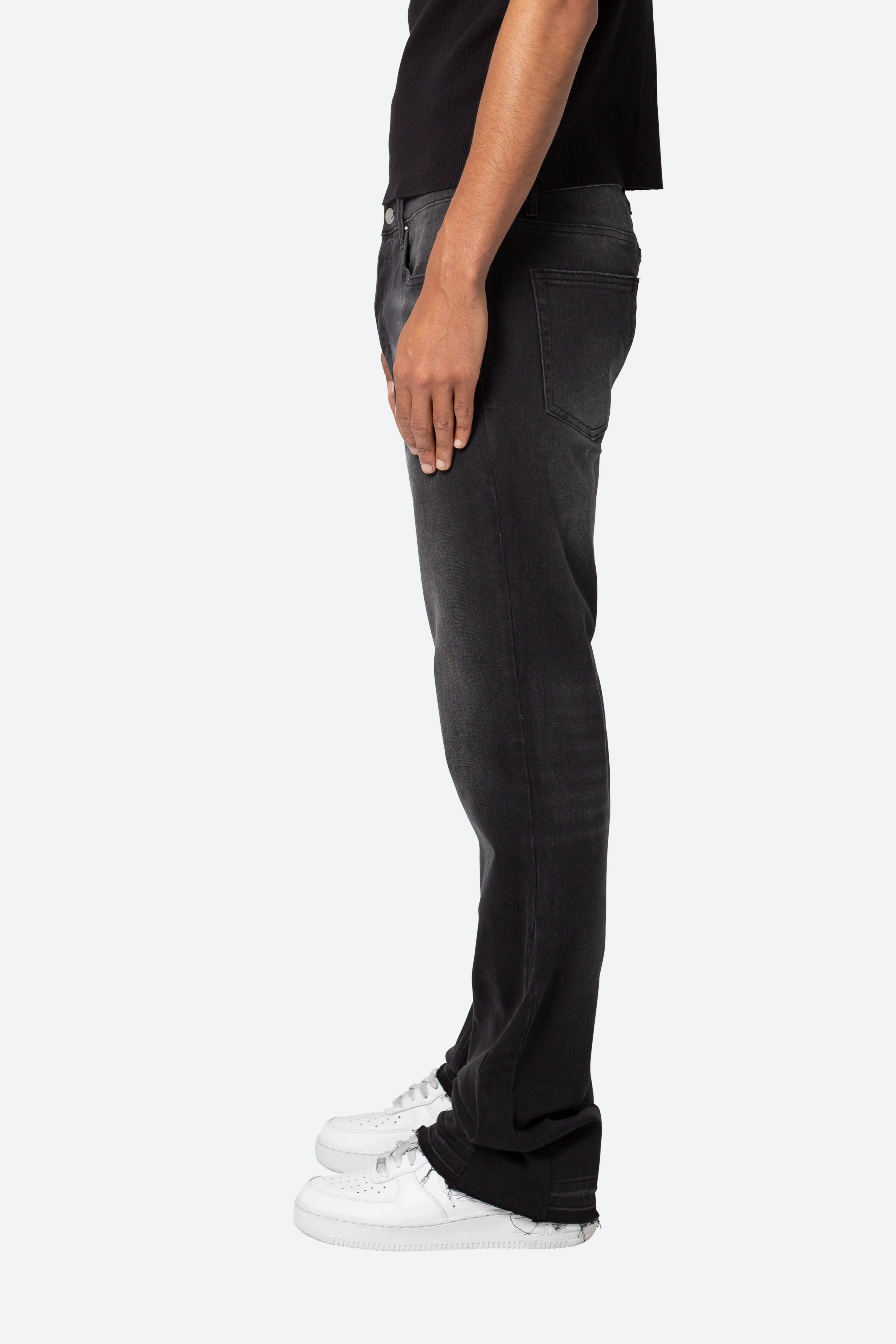 M524 Slim Stacked Denim - Washed Black