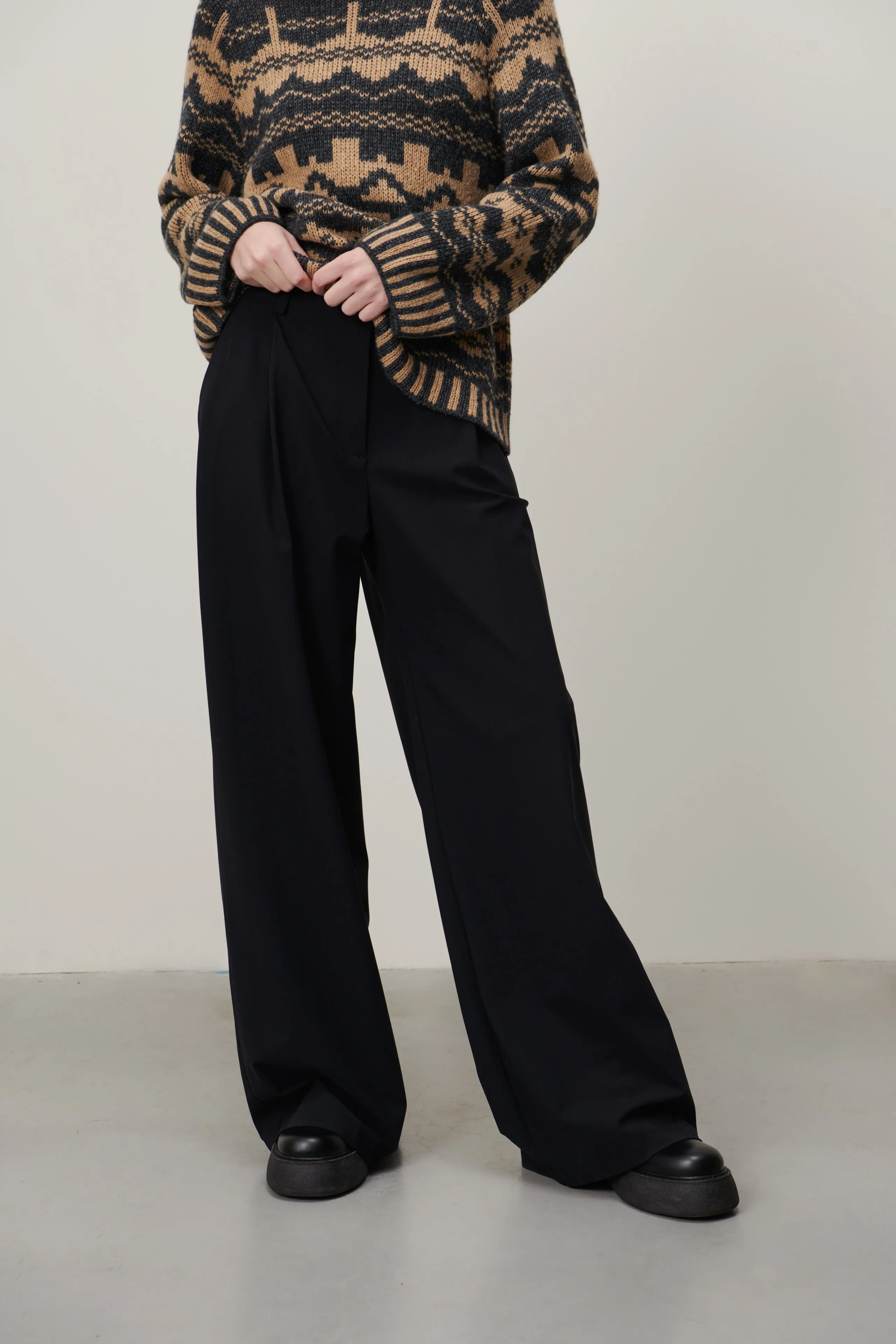 Marga Pants Technical Jersey | Black