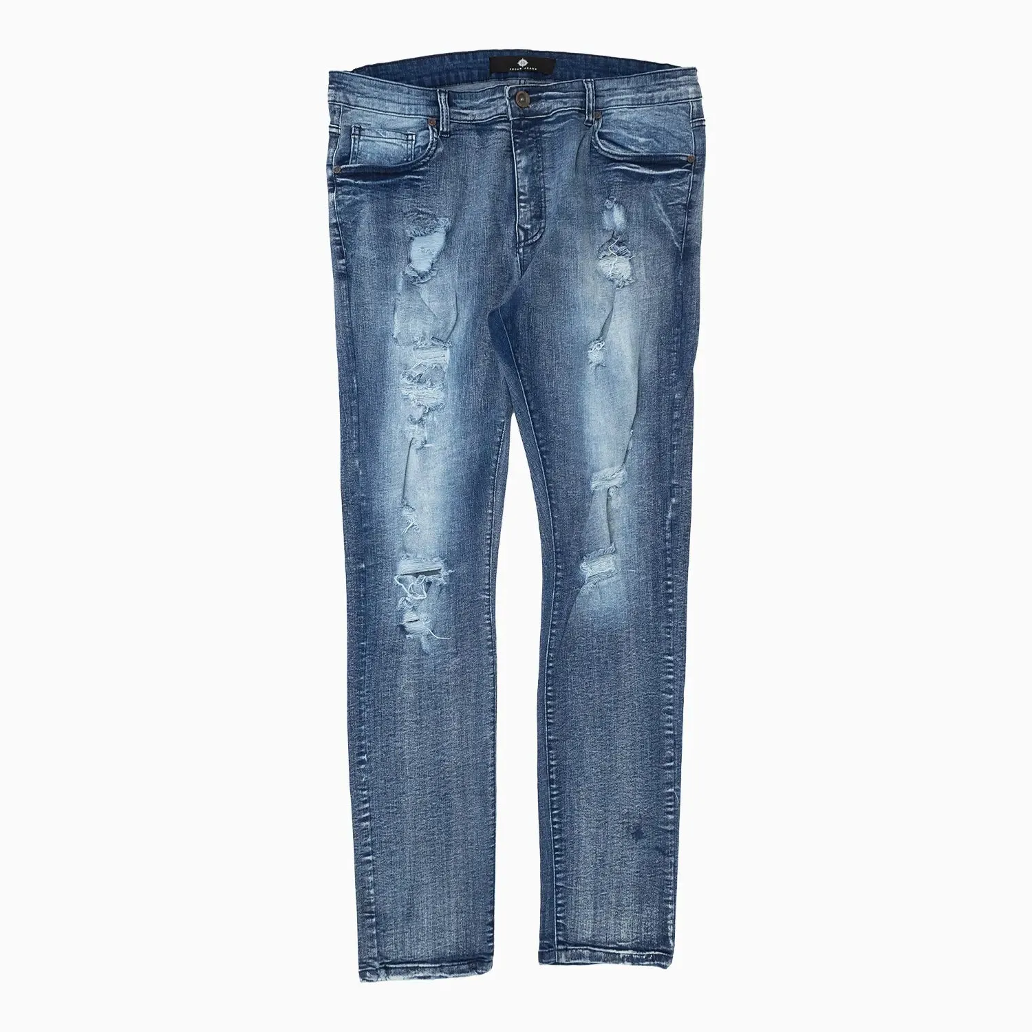 Men's Heavy Rips Denim Jeans Pant