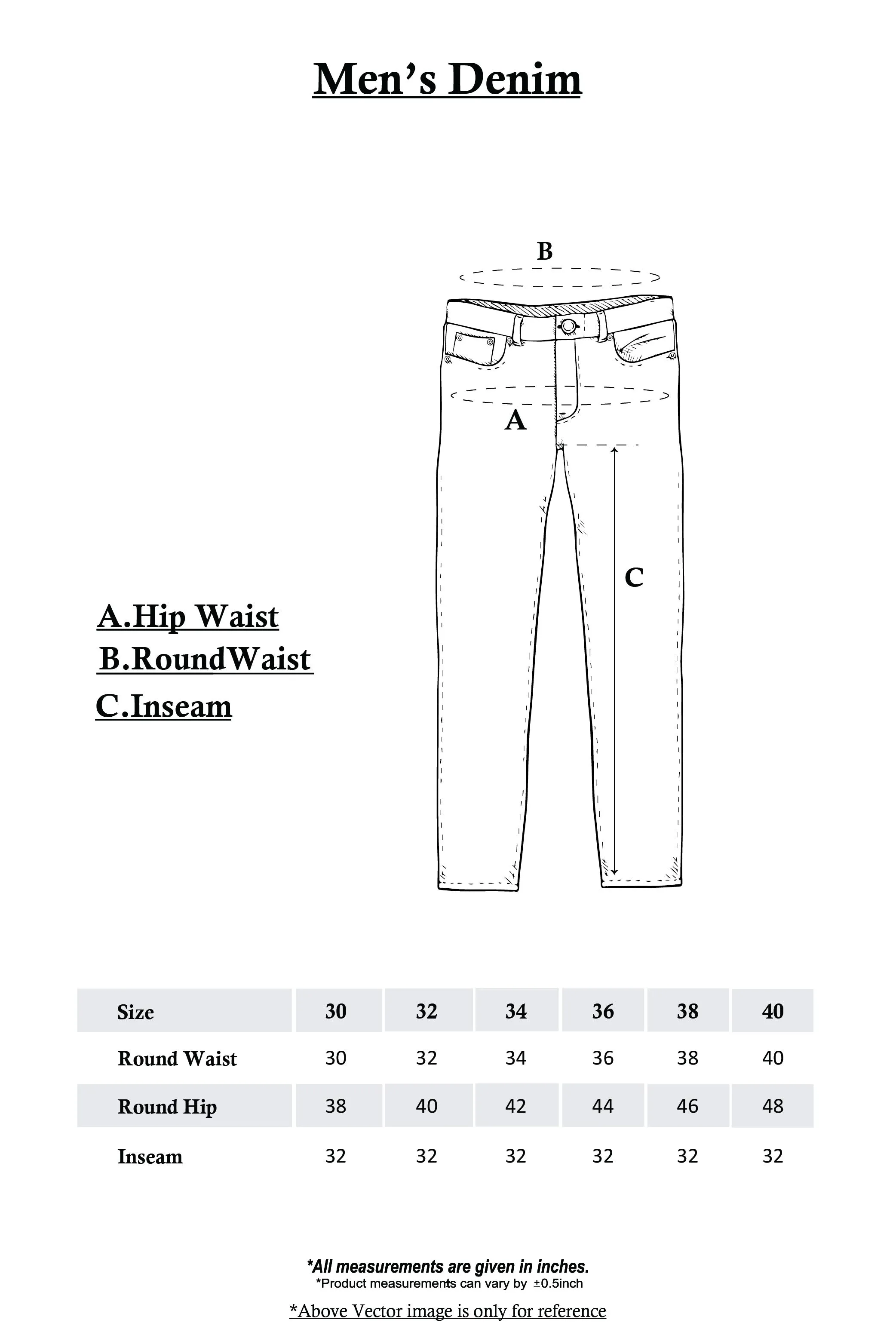 Men's Slim Fit Denim