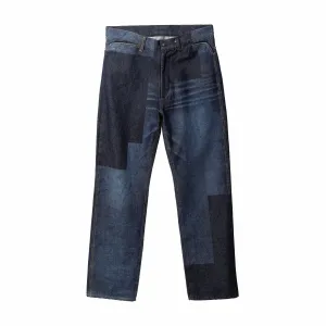 Needles Straight Jean 14oz Denim - Glitch Stitch (Indigo)