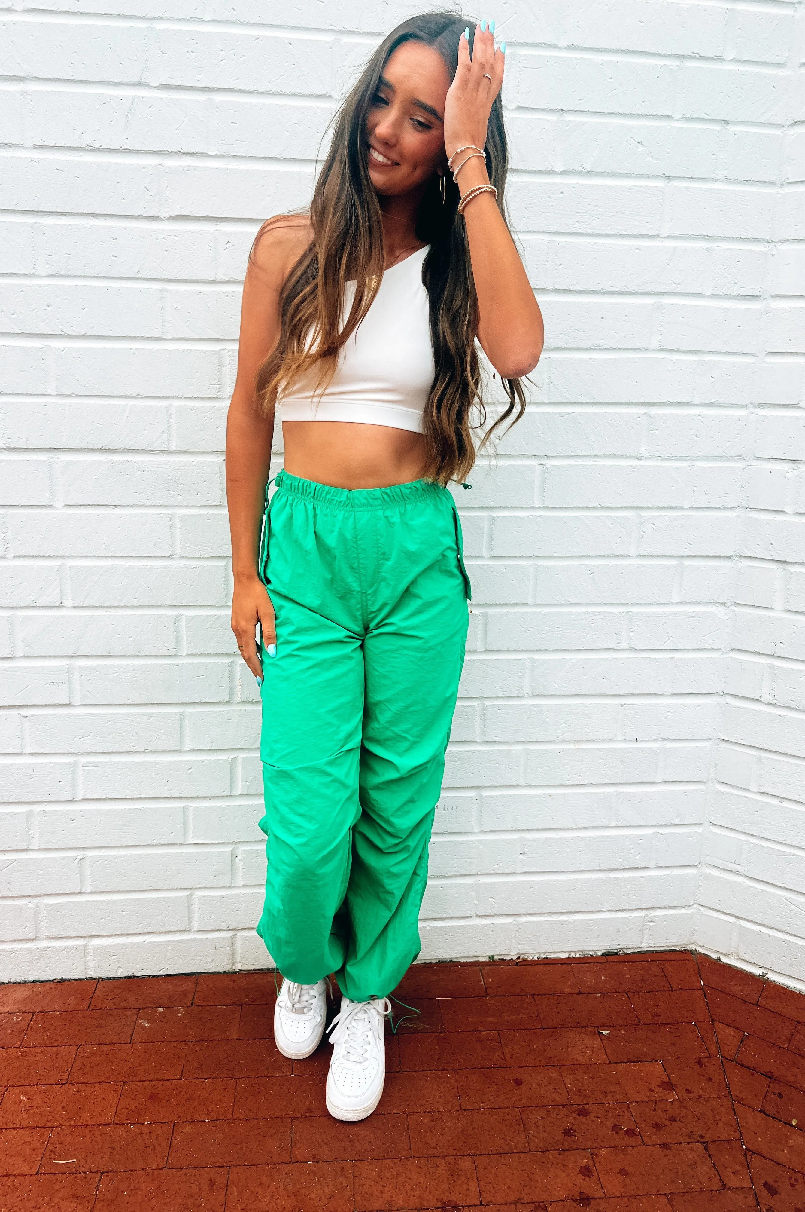 Parachute Pants Green