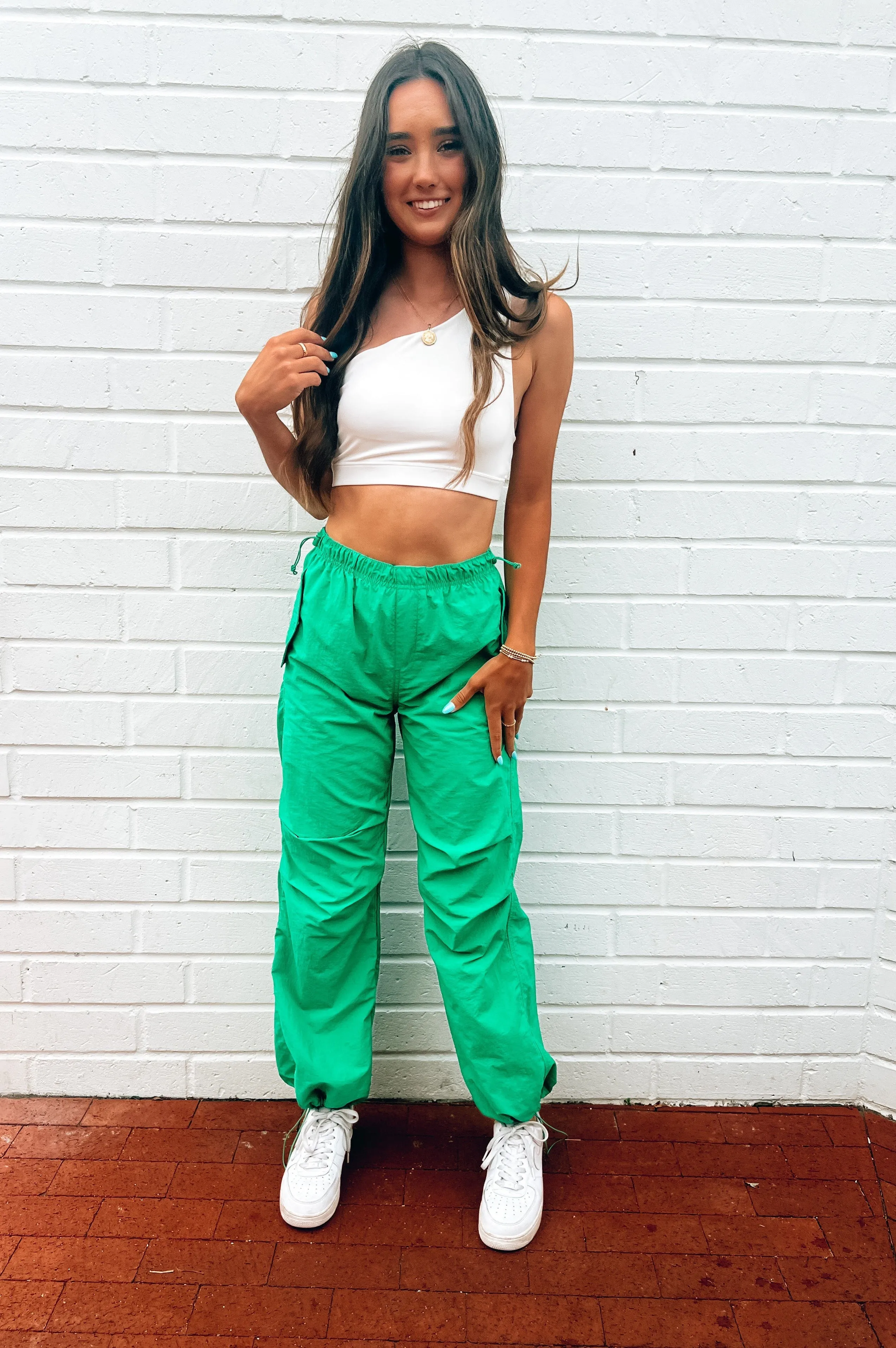 Parachute Pants Green