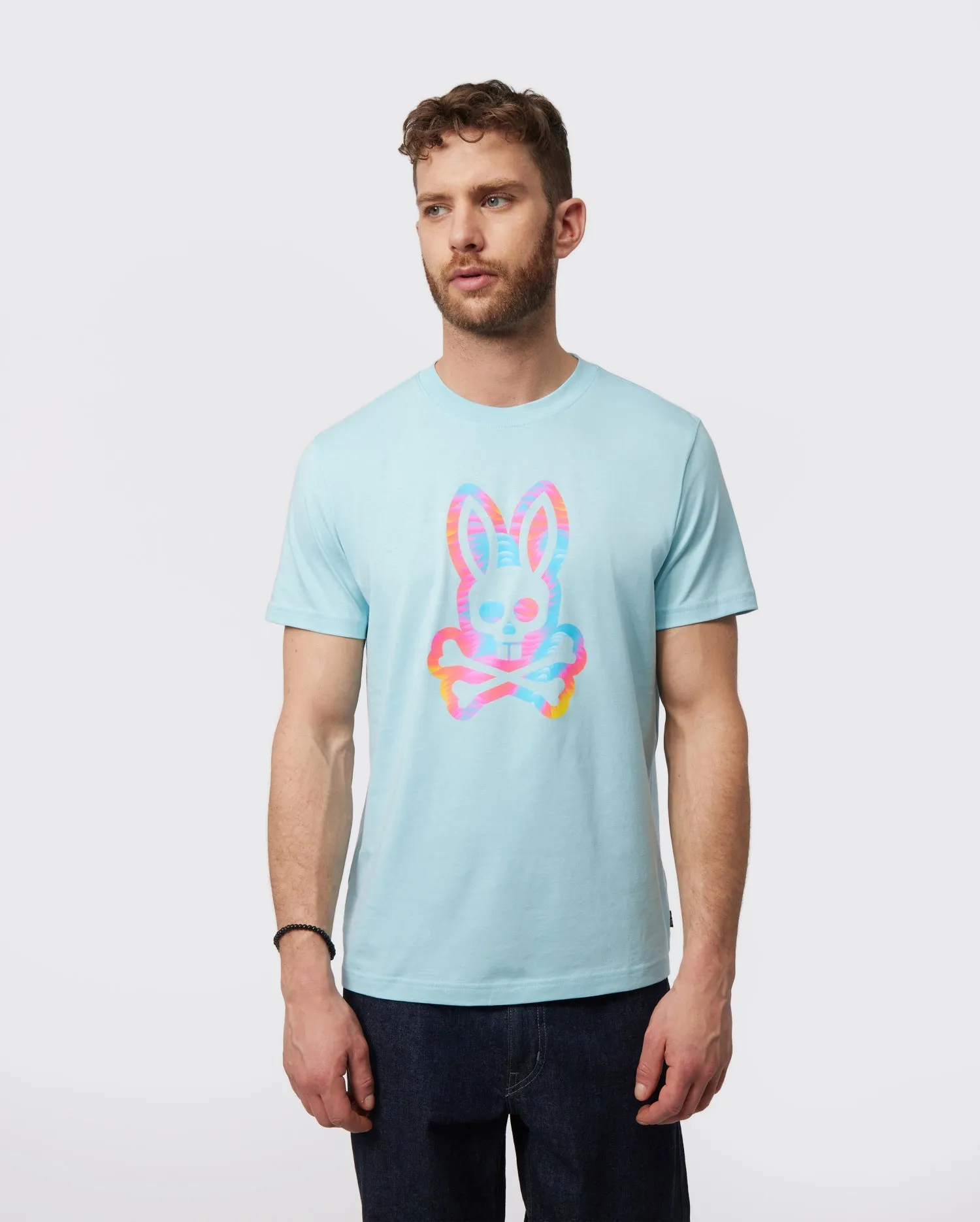 Psycho Bunny Men's Montgomery Graphic Tee - Seafoam