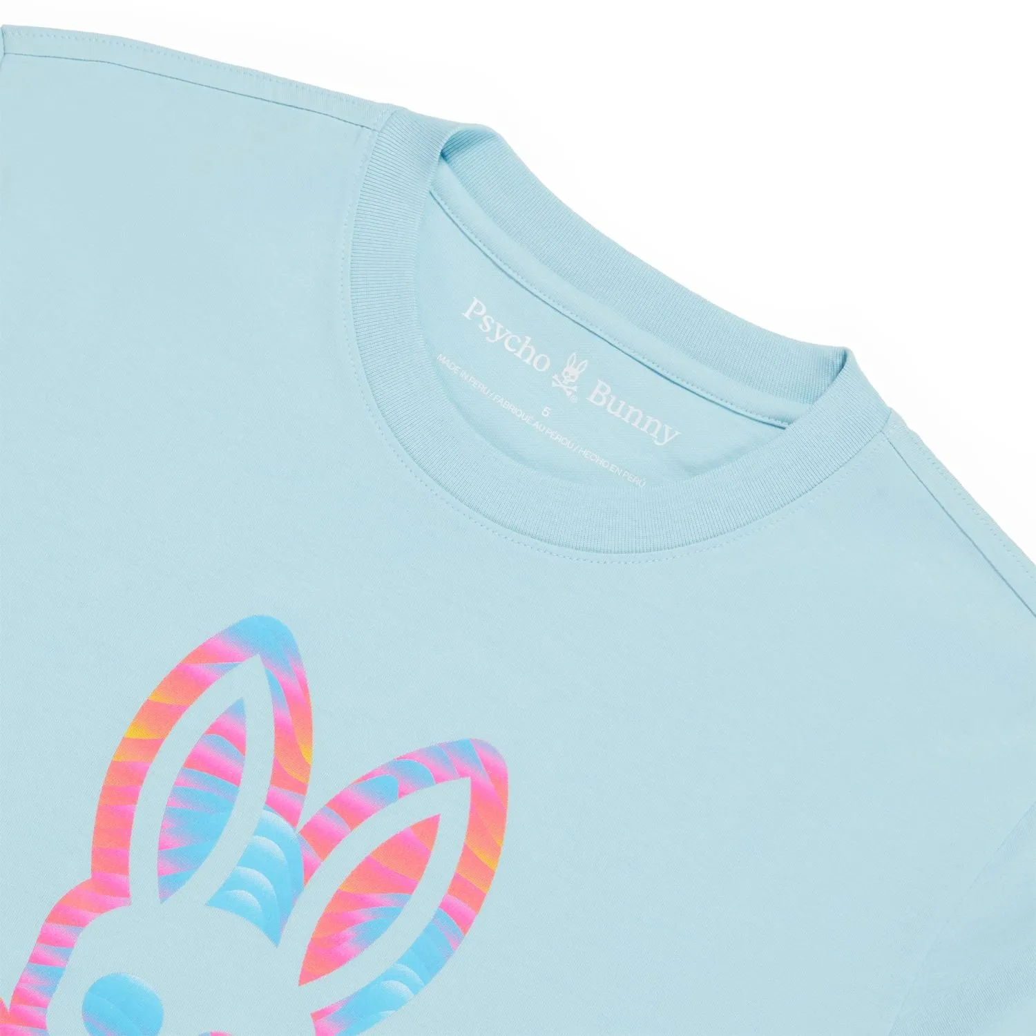 Psycho Bunny Men's Montgomery Graphic Tee - Seafoam