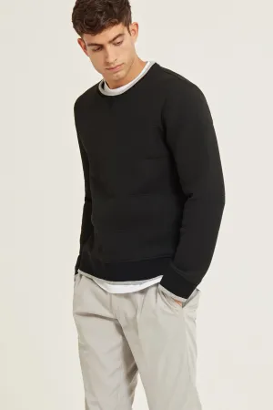 Quilted Bonded Cotton-Jersey Sweatshirt