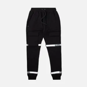 Strapped Up Slim Fleece Joggers Oreo