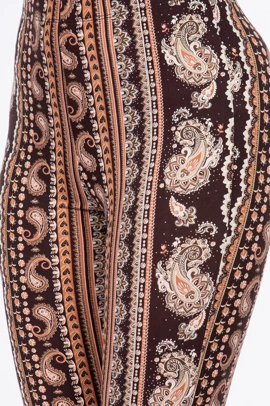 Take Me Out Tonight Paisley Flare Pants