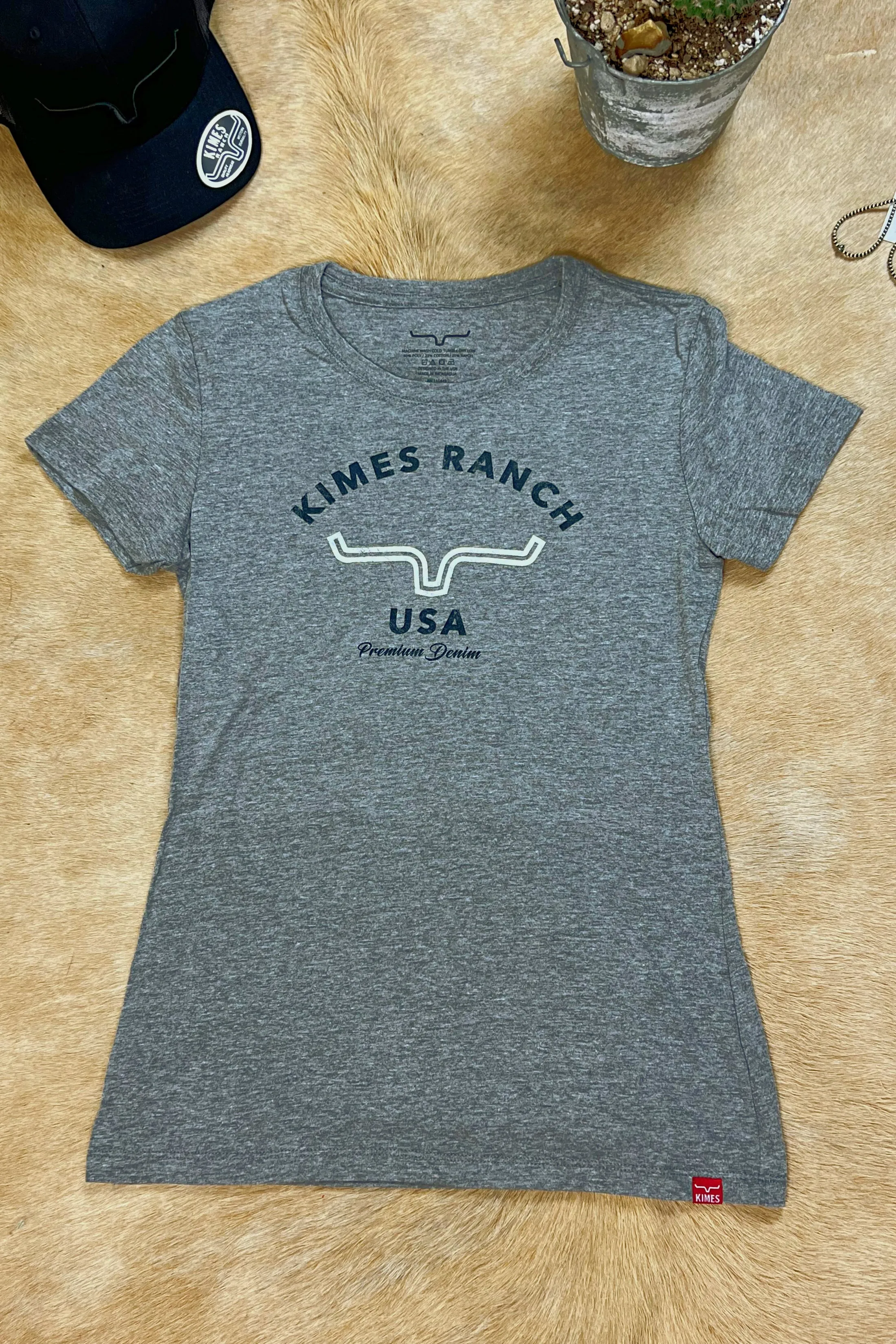 The Kimes Ranch Tee in Grey